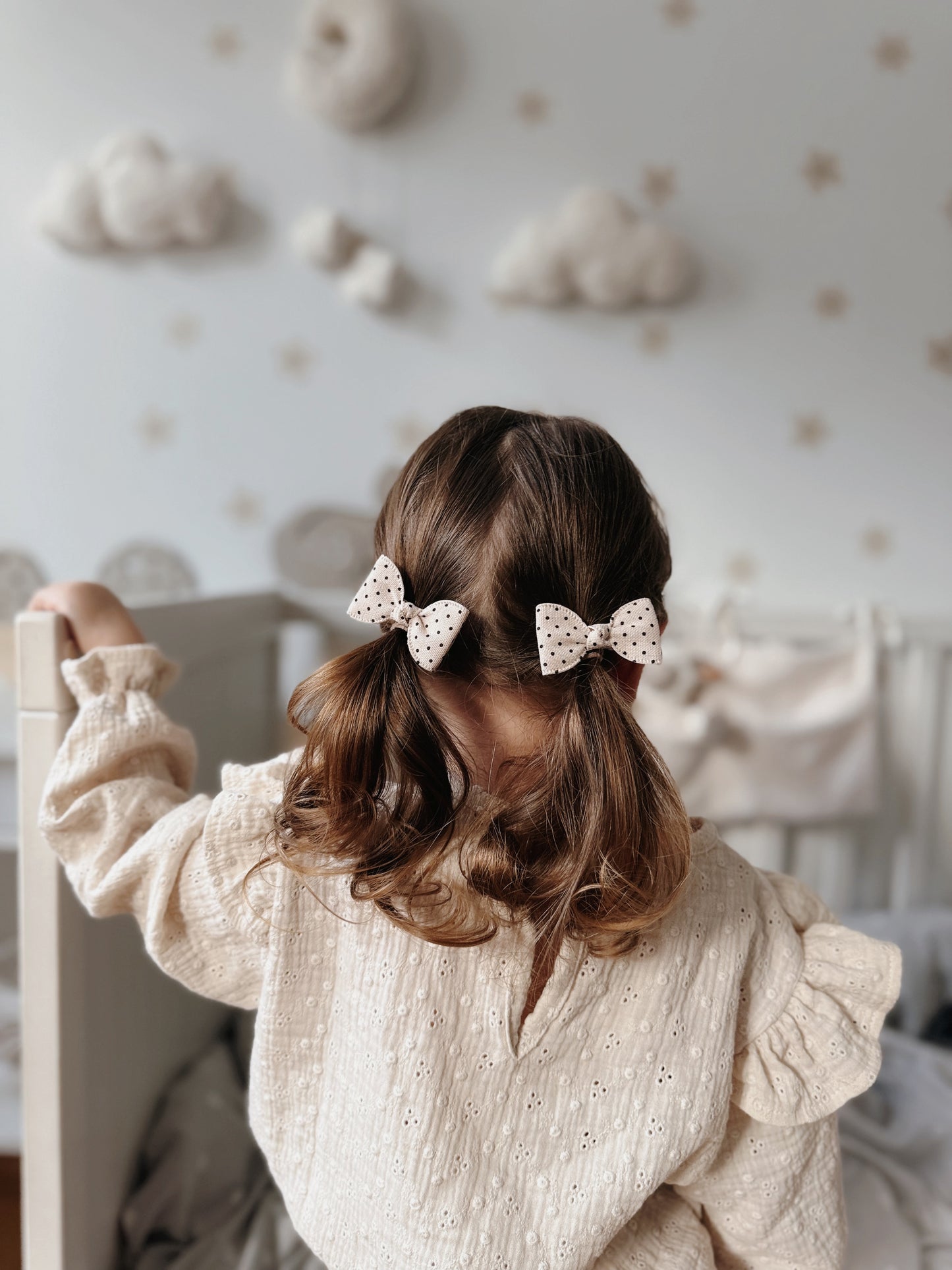 Knotted Pigtail Bows | Cookie Dots