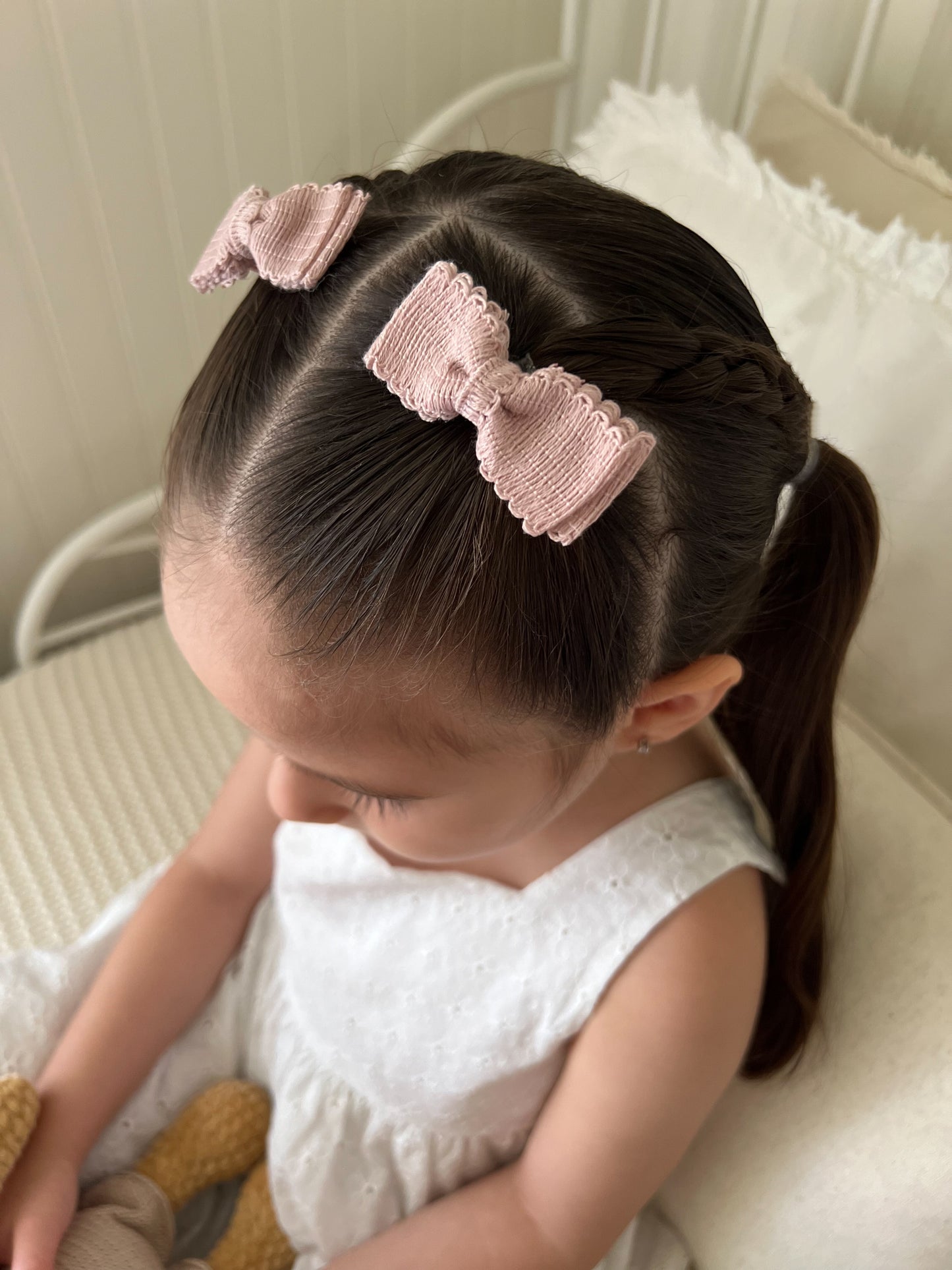 Ribbon Pigtail Bows | Rosebud Weave