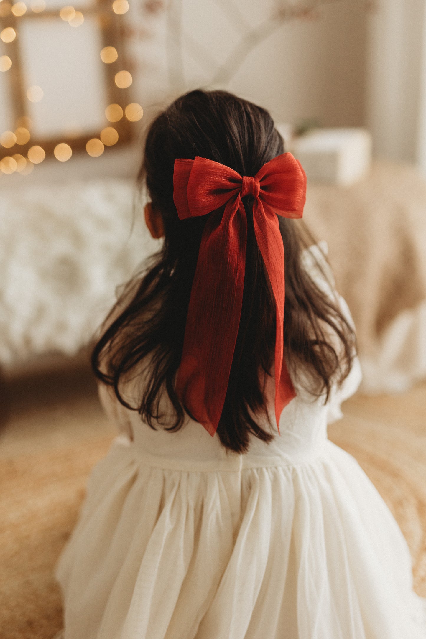 Princess Bow | Christmas Red