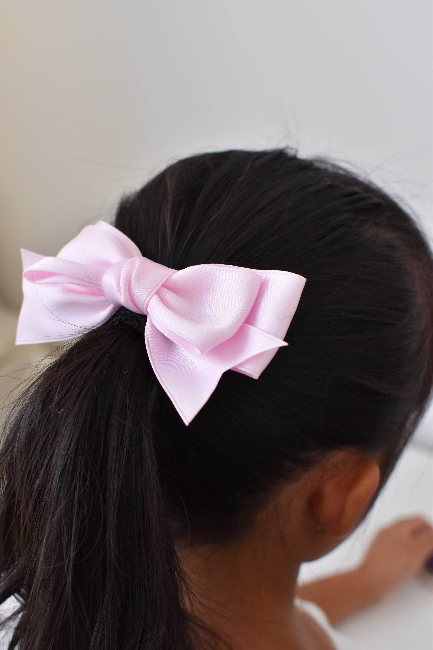 Oversized Satin Bow | Sugar Pink