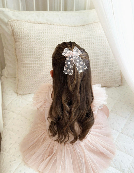 Midi Bow | Carnation Lace