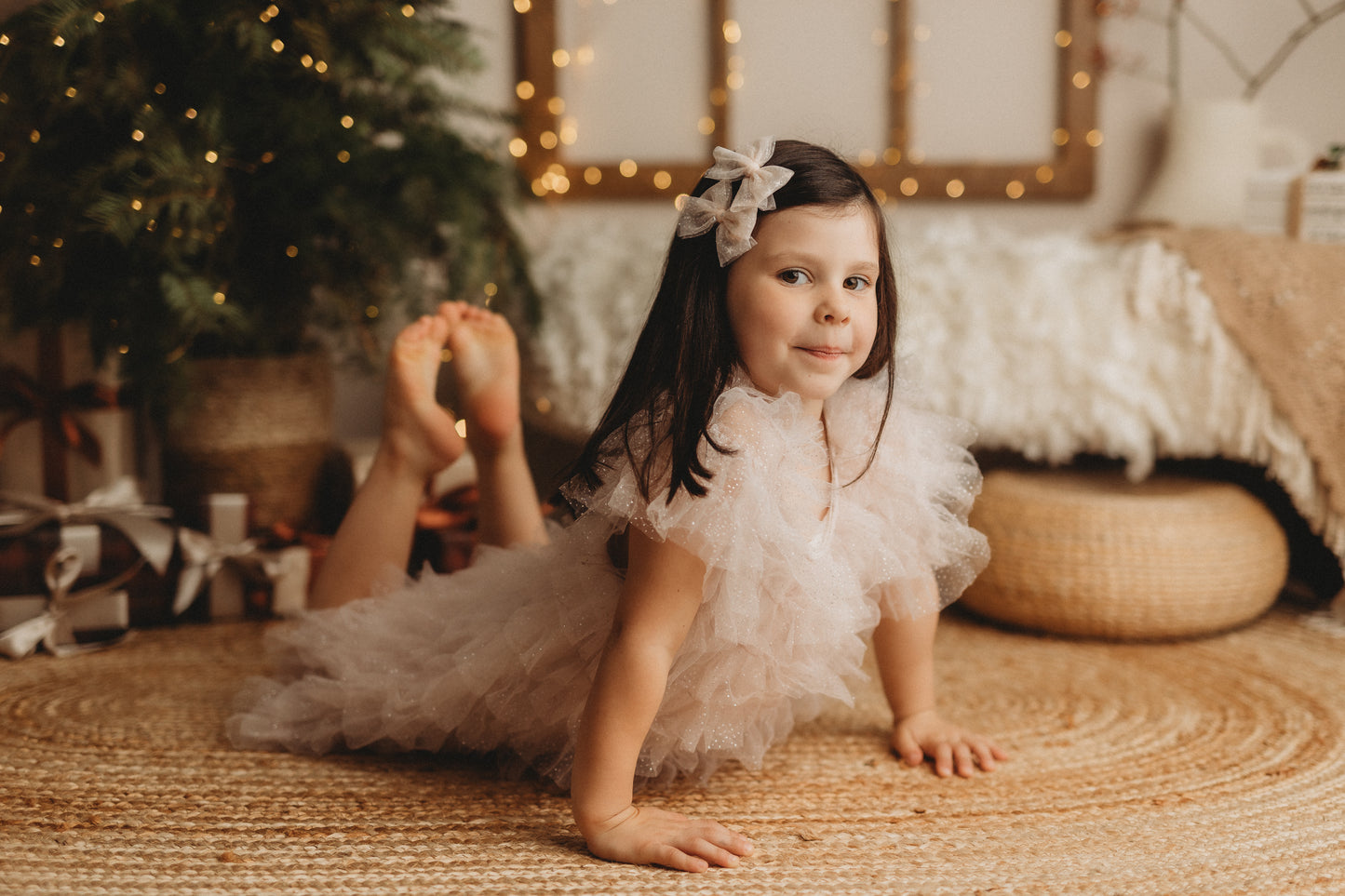 Pigtail Bows | Twinkling Tulle