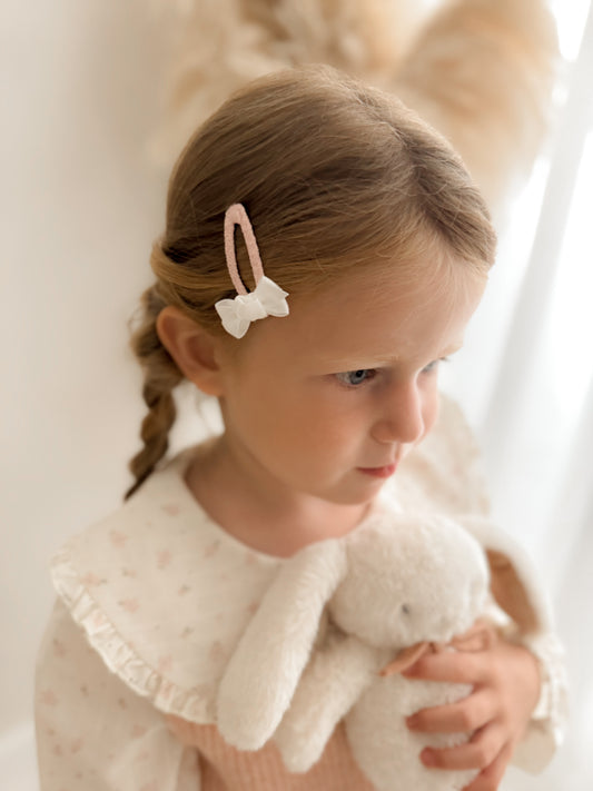 Clip Set | Blushing Bows (2pk)