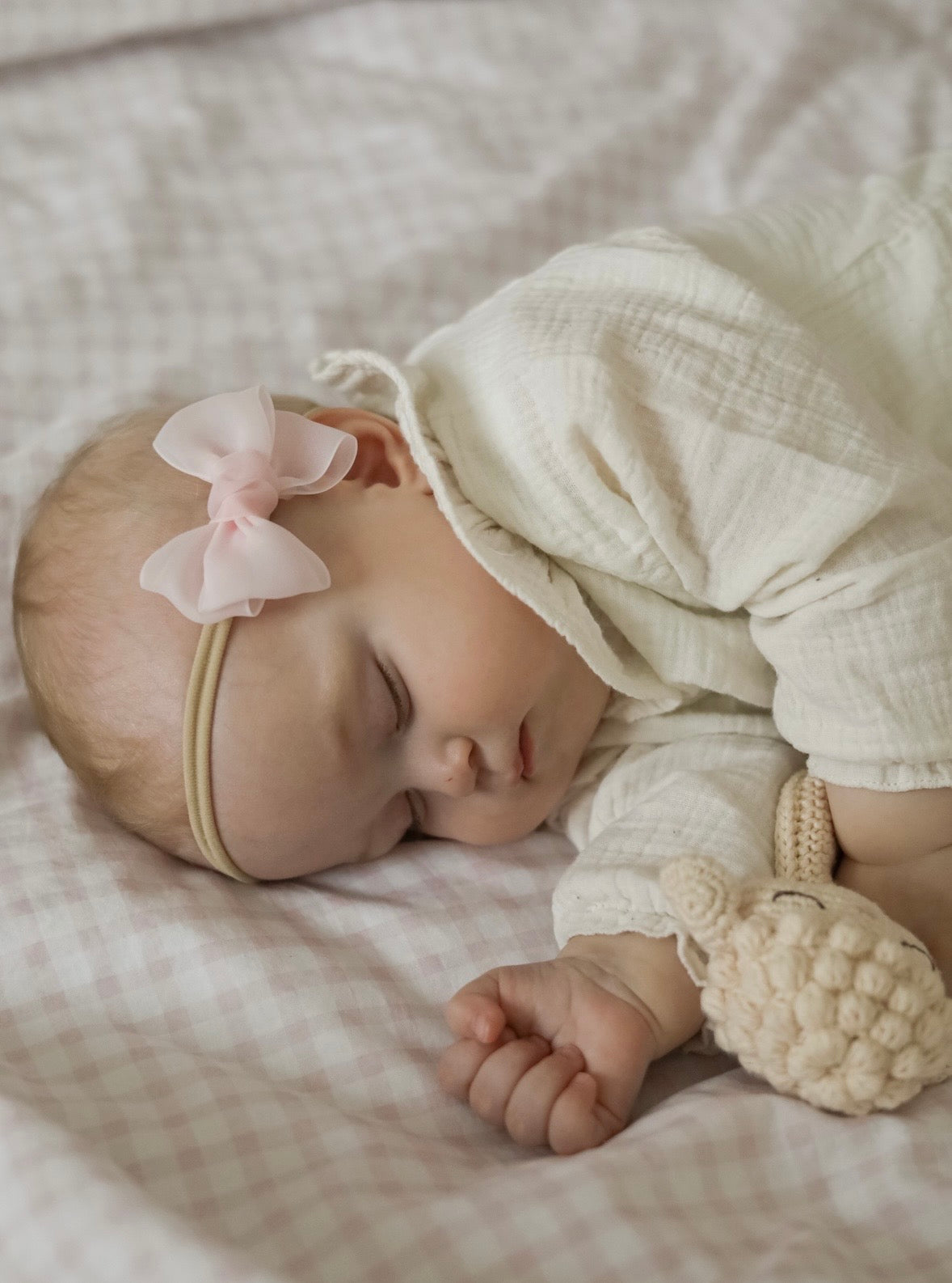 Marshmallow Bow | Soft Peony Pink