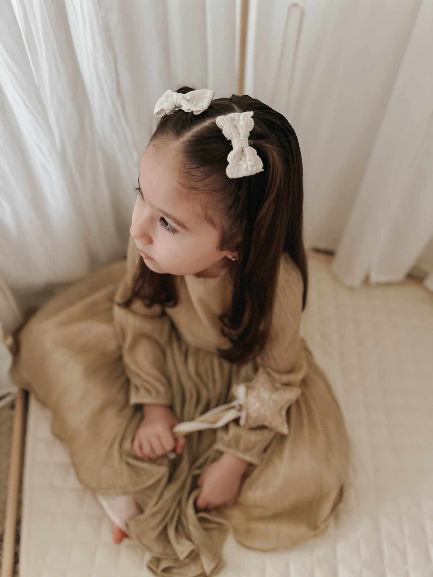 Pigtail Bows | Lily Lace