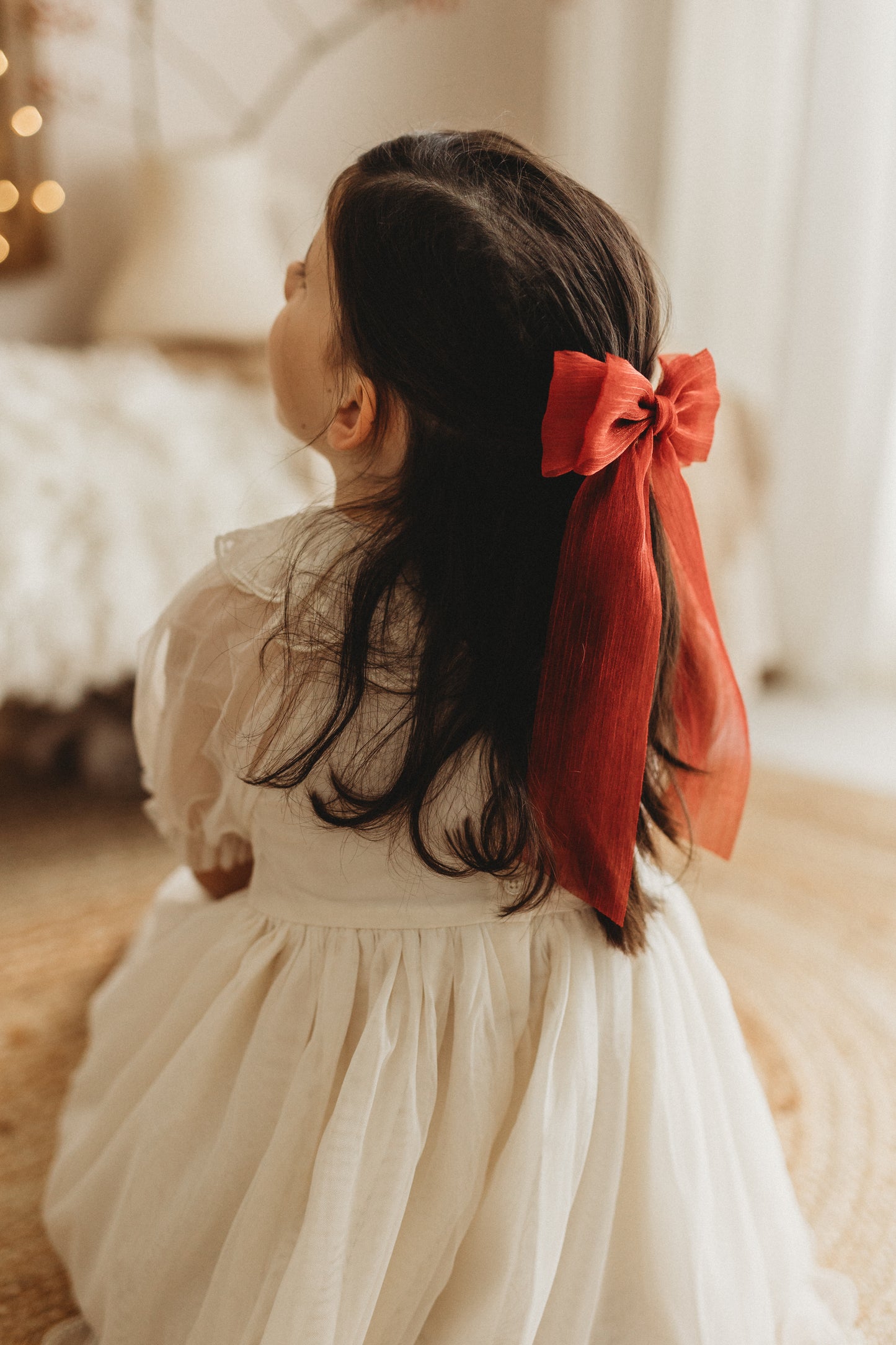 Princess Bow | Christmas Red