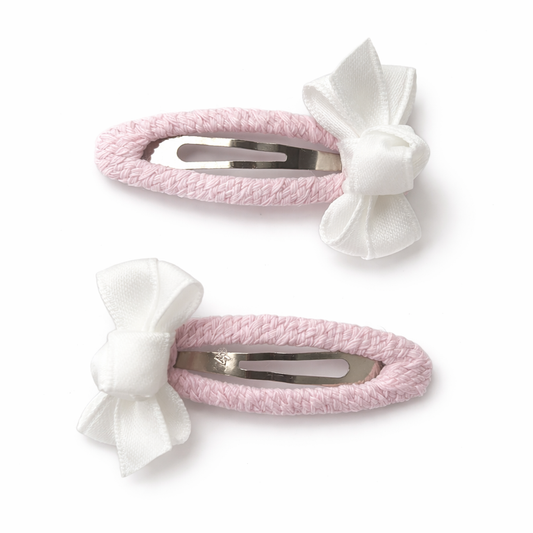 Clip Set | Blushing Bows (2pk)