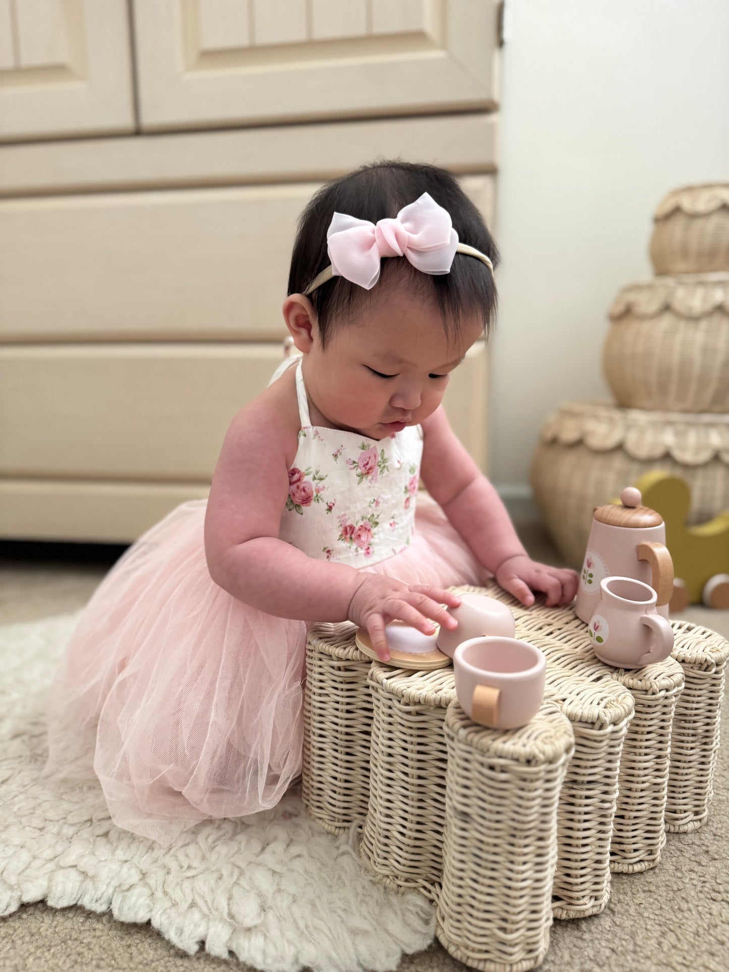 Marshmallow Bow | Soft Peony Pink
