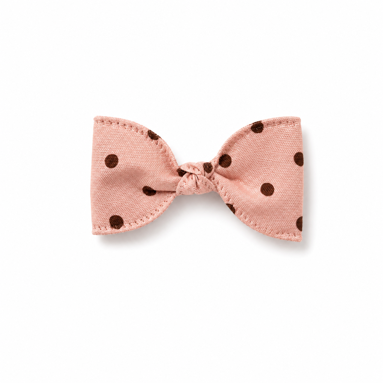 Knotted Bow | Cocoa Dots