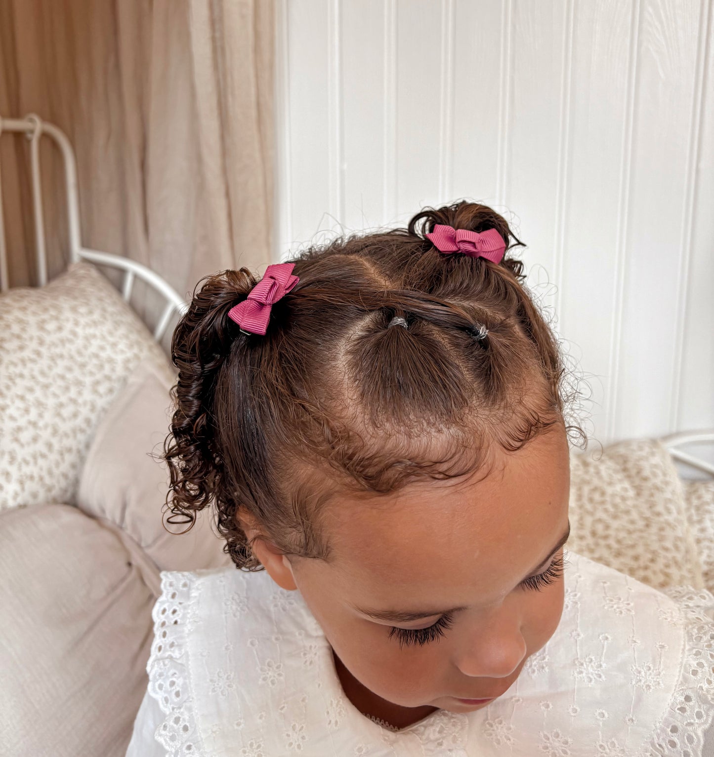 Mini Bow Clips | Mulberry