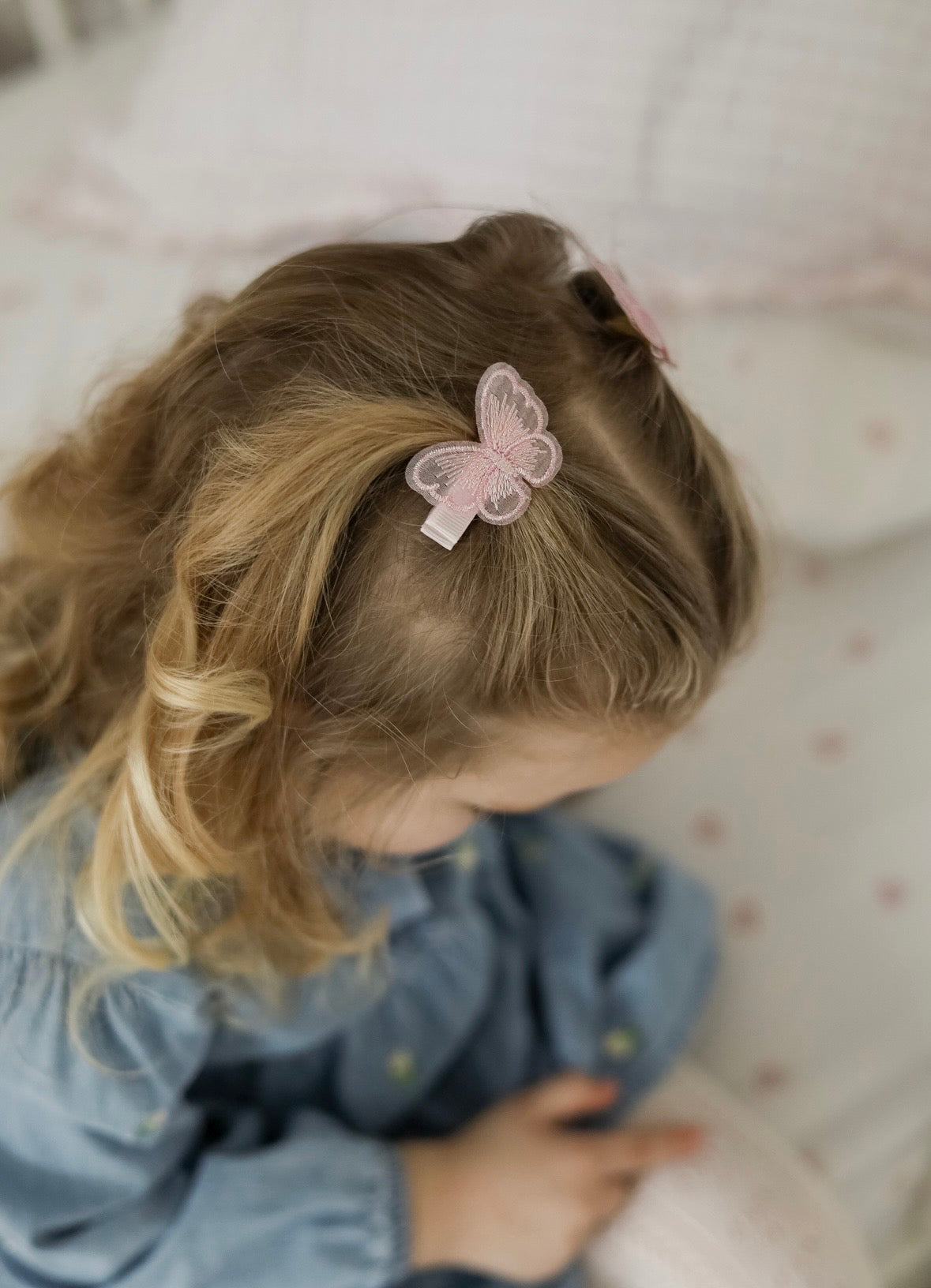 Clip Set | Pink Shimmer Butterflies