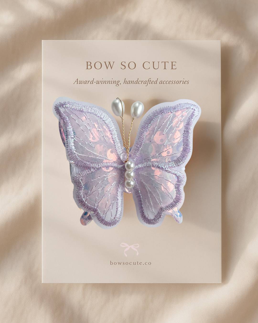 Clip | Moonstone Shimmer Butterfly