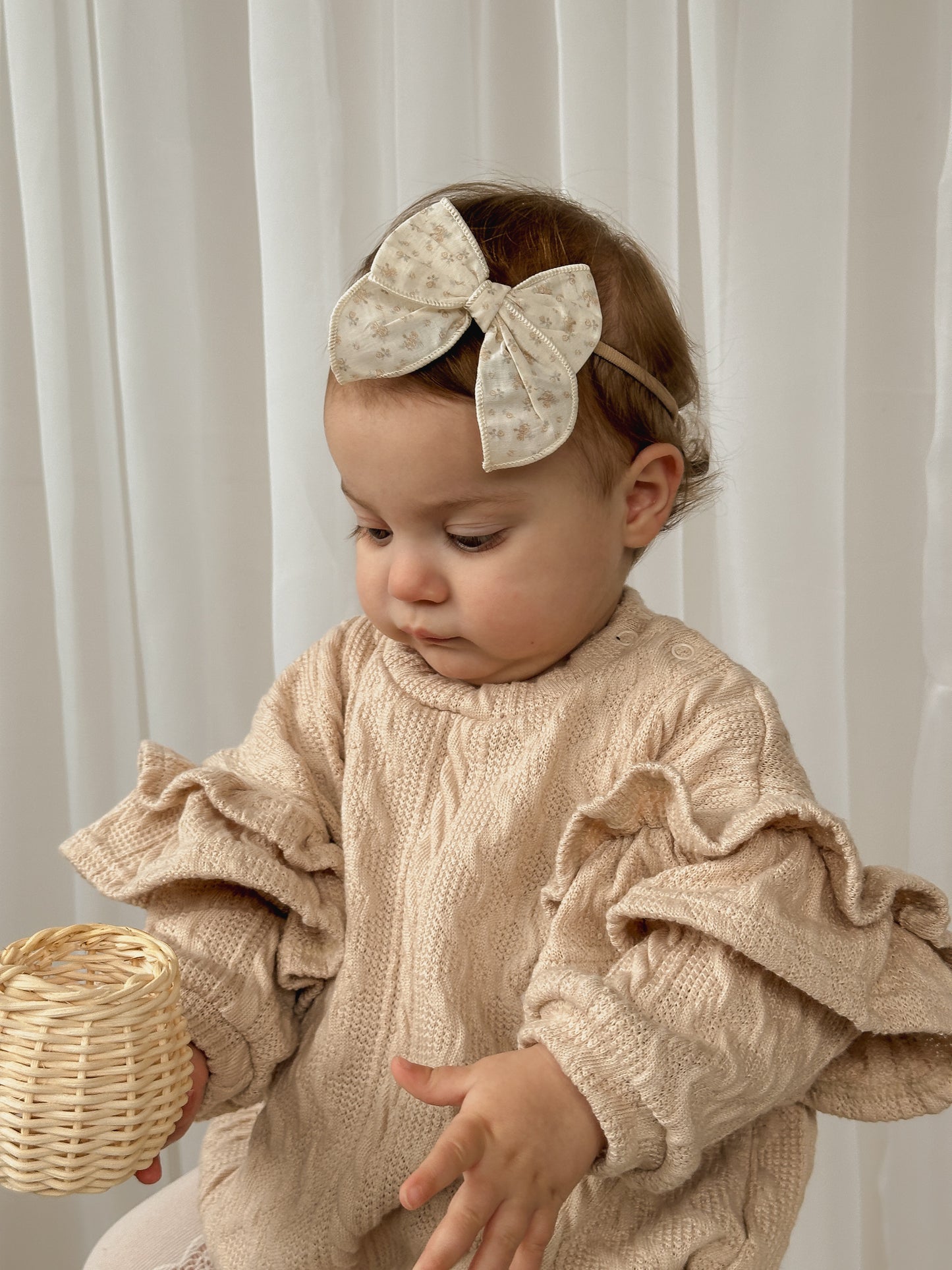 Fable Bow | Autumn Ditsy (clip or headband)