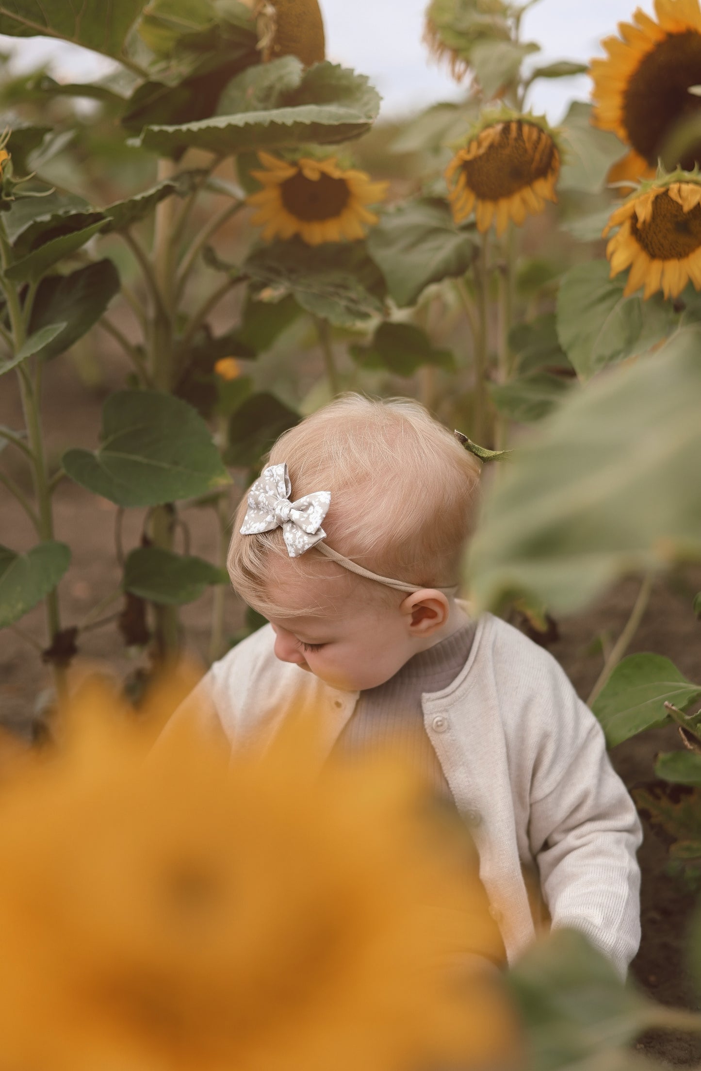 Petite Pinwheel Bow | Fawn Floral
