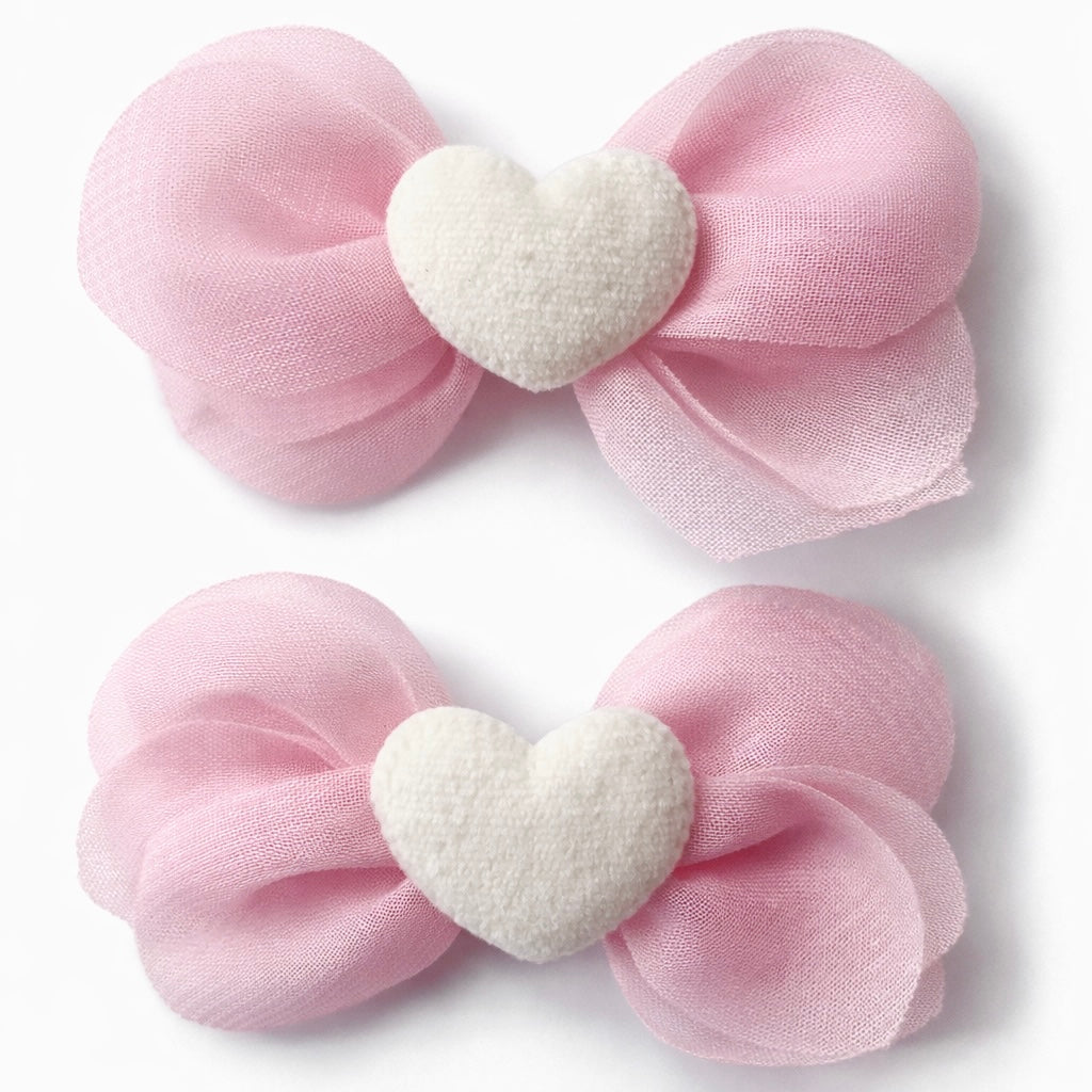 Amore Pigtail Bows | Sweet Pink