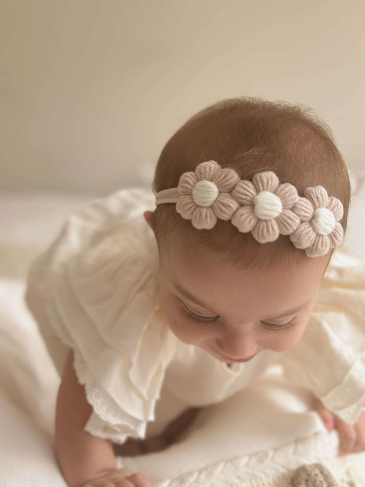 Dainty Headband | Dusty Pink Daisies