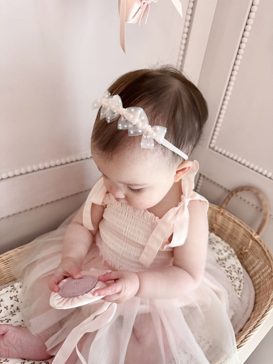Dainty Headband | Fairy Dot Tulle
