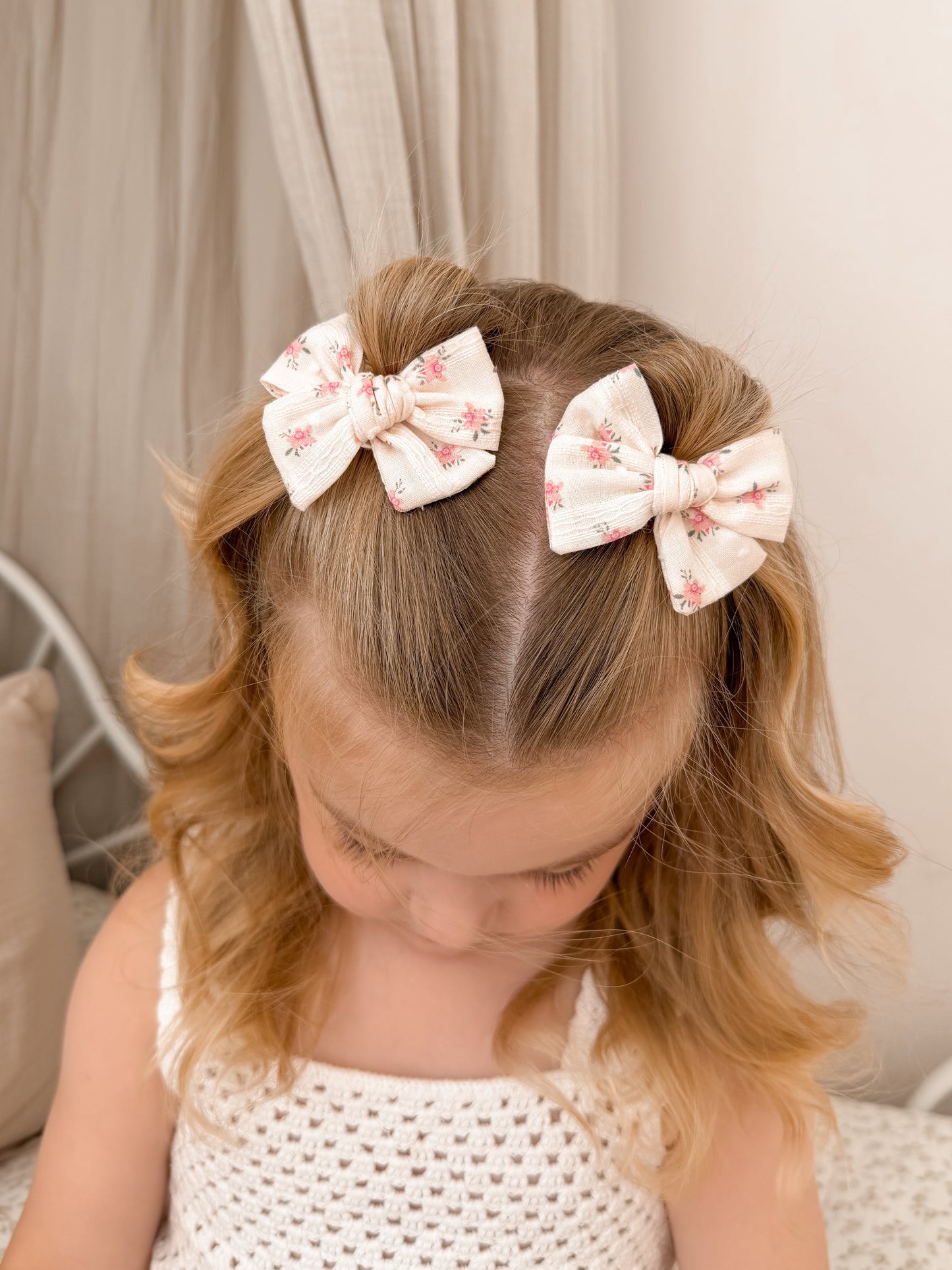 Pinwheel Pigtail Bows | Azalea Floral
