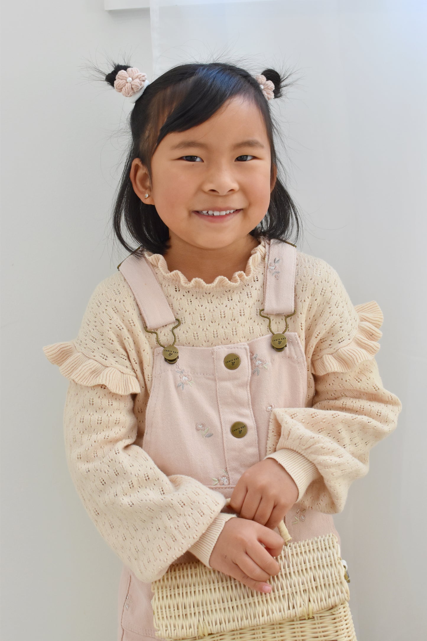 Camellia Crochet Bobbles | Dusty Blush (2pk)