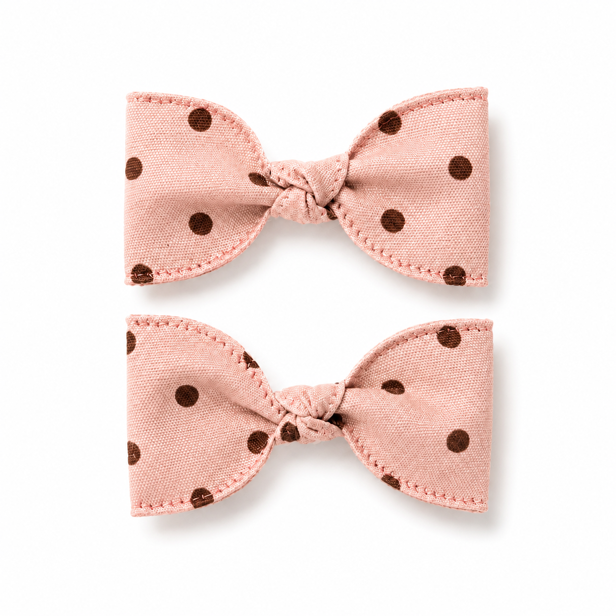 Knotted Pigtail Bows | Cocoa Dots