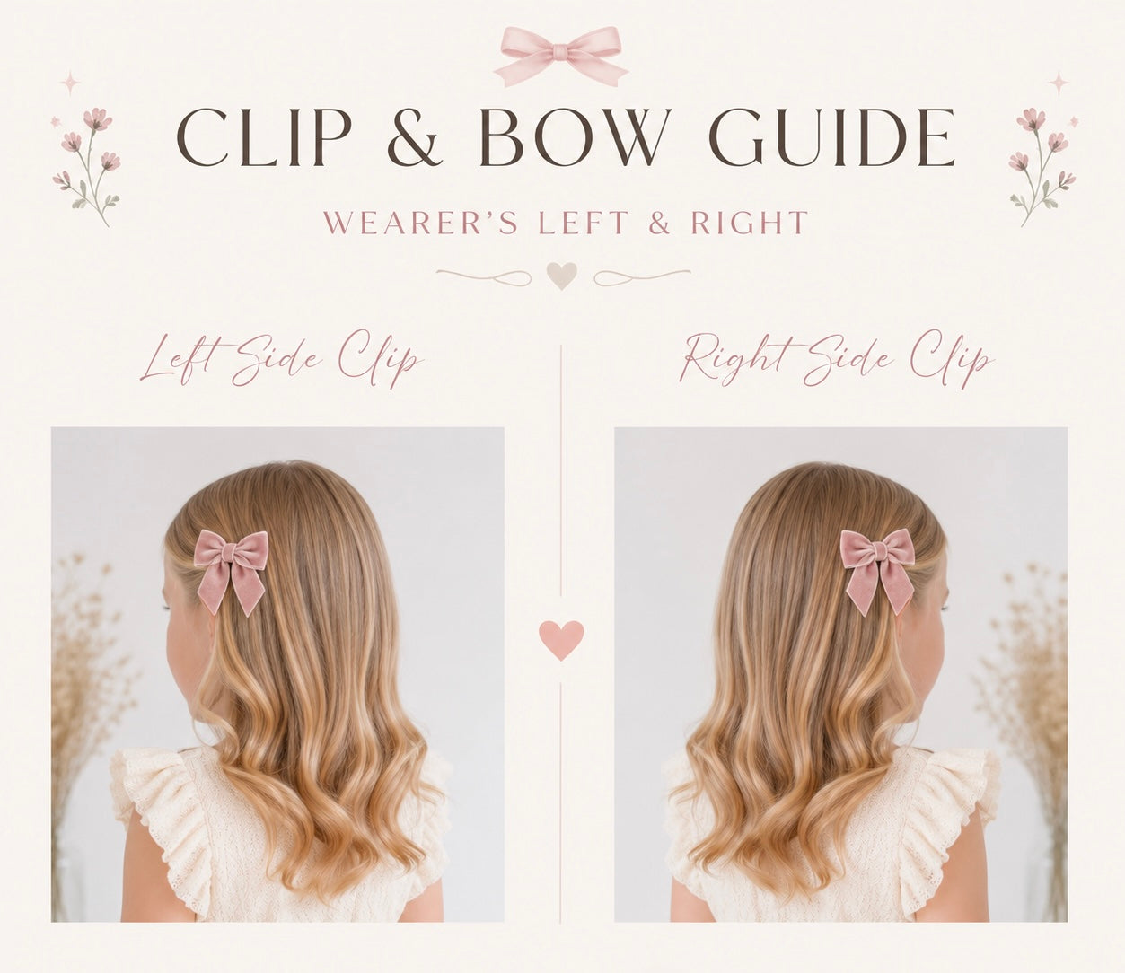 Lace Longtail Bow | Ivory Rose