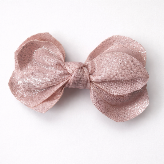 Flutter Bow | Blush Shimmer