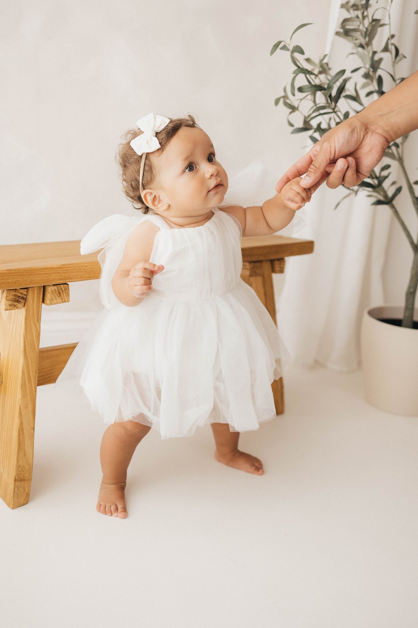 Petite Pinwheel Bow | Heritage Rose (Clip or Headband)