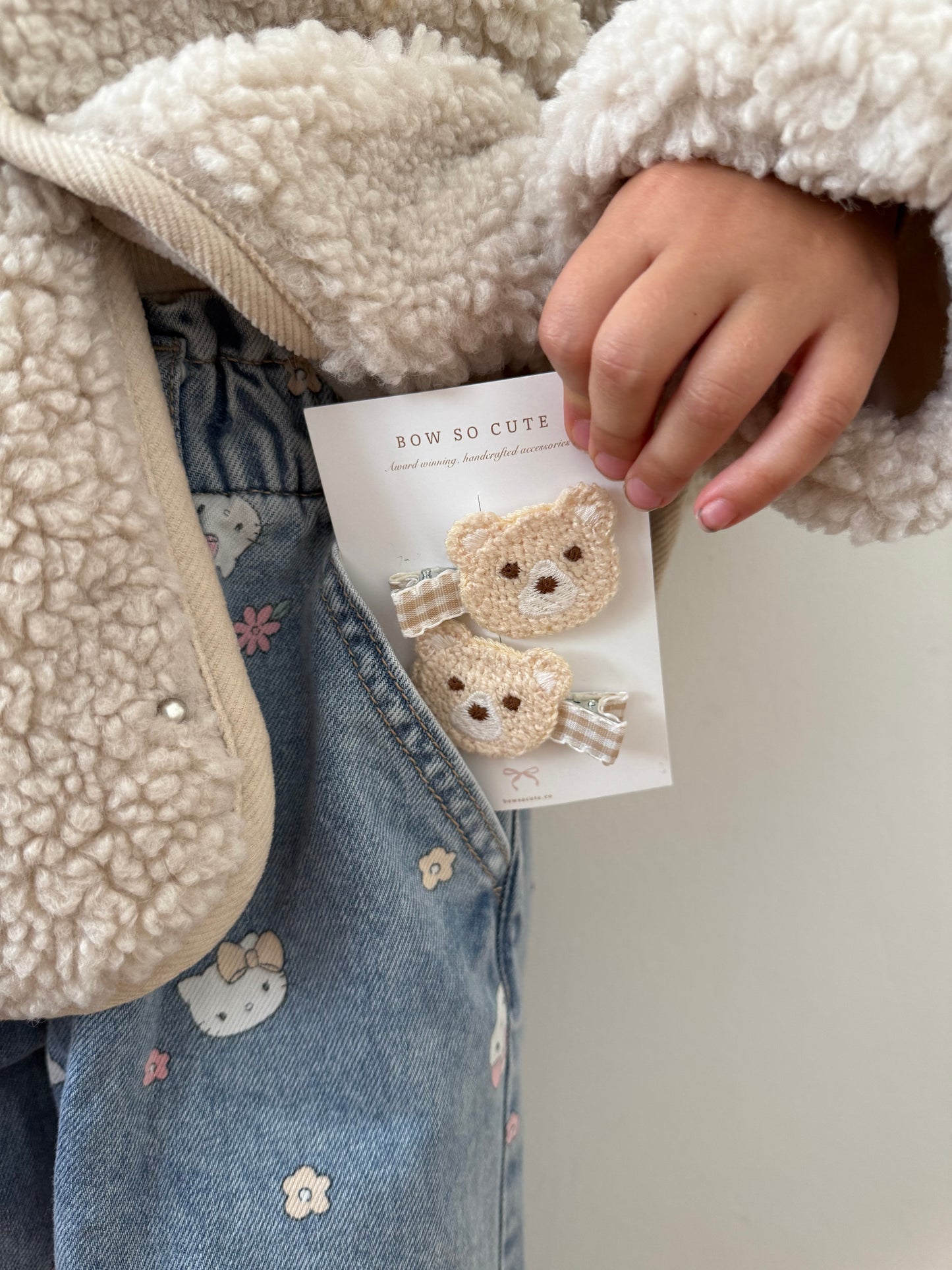 Clip Set | Gingham Teddy Bears