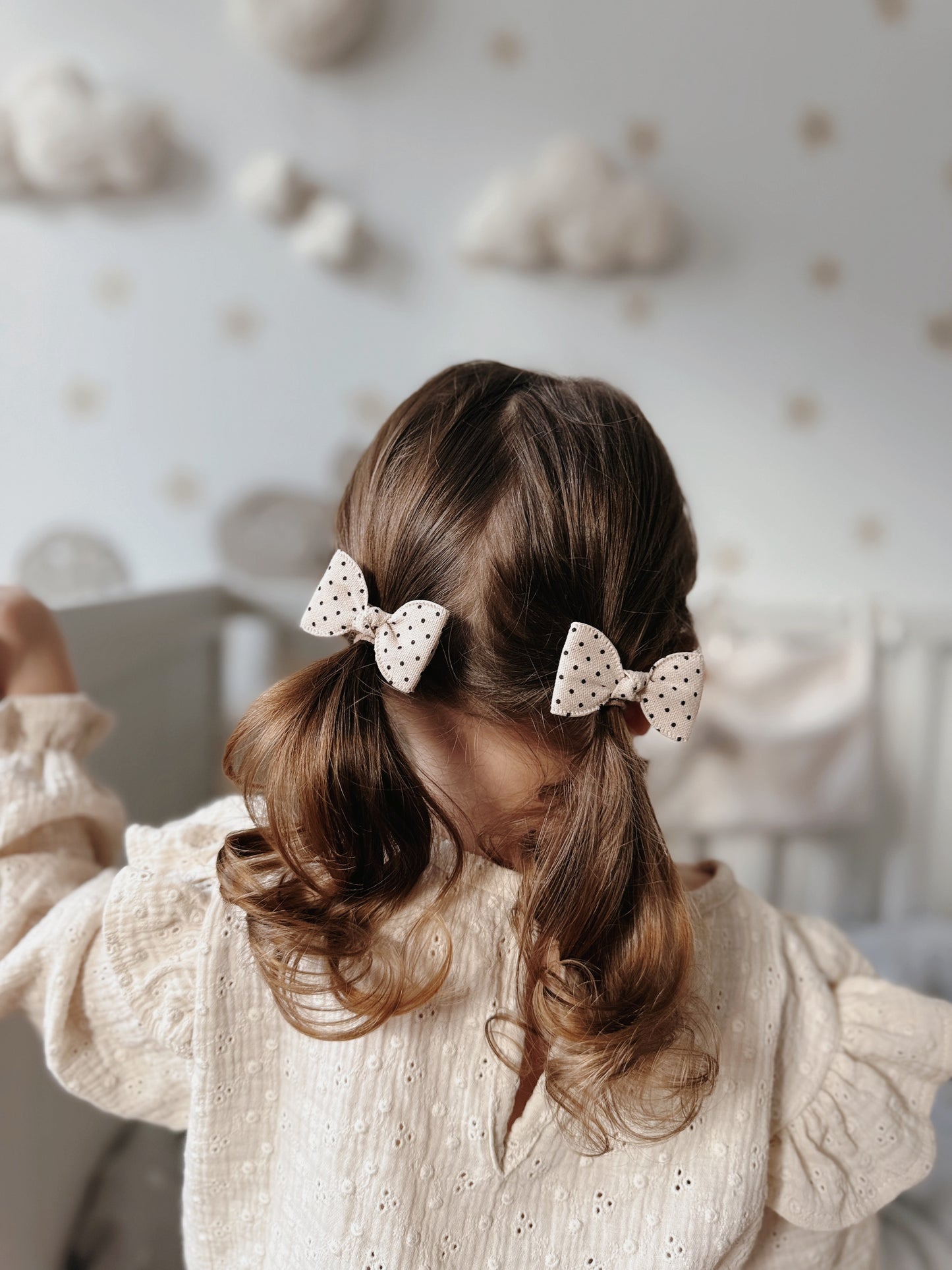 Knotted Pigtail Bows | Cookie Dots