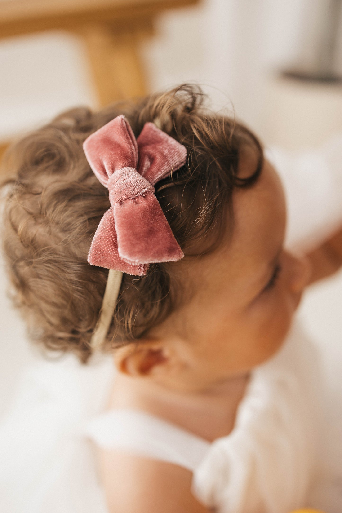 Classic Bow | Mulberry Velvet (Clip or Headband)