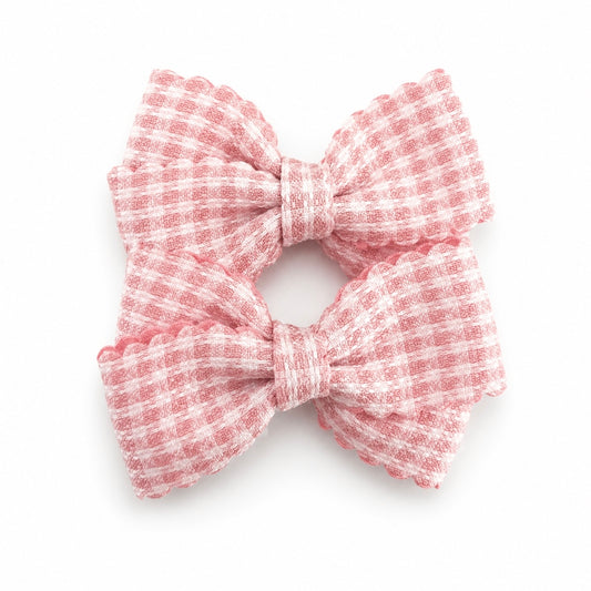 Ribbon Pigtail Bows | Milkshake Check