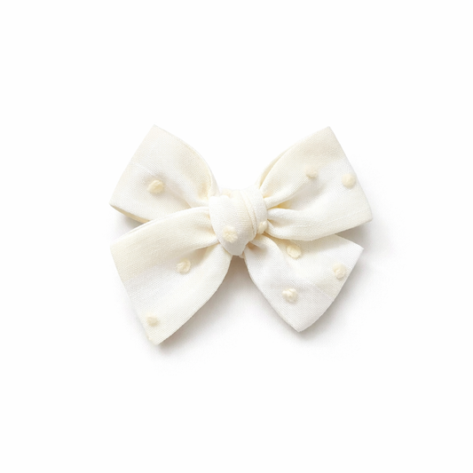 Petite Pinwheel Bow | Buttercream