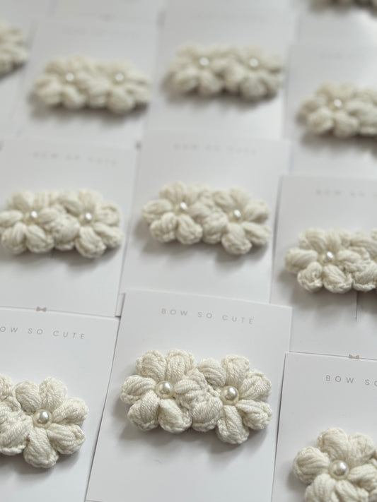 Fleur Clip | Ivory Pearl