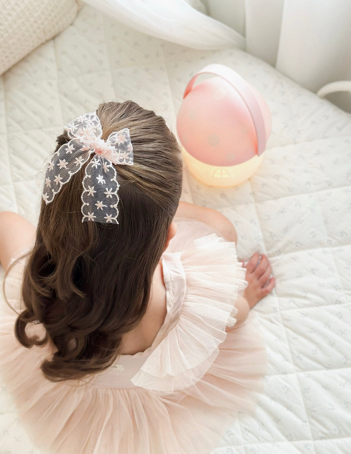 Midi Bow | Carnation Lace