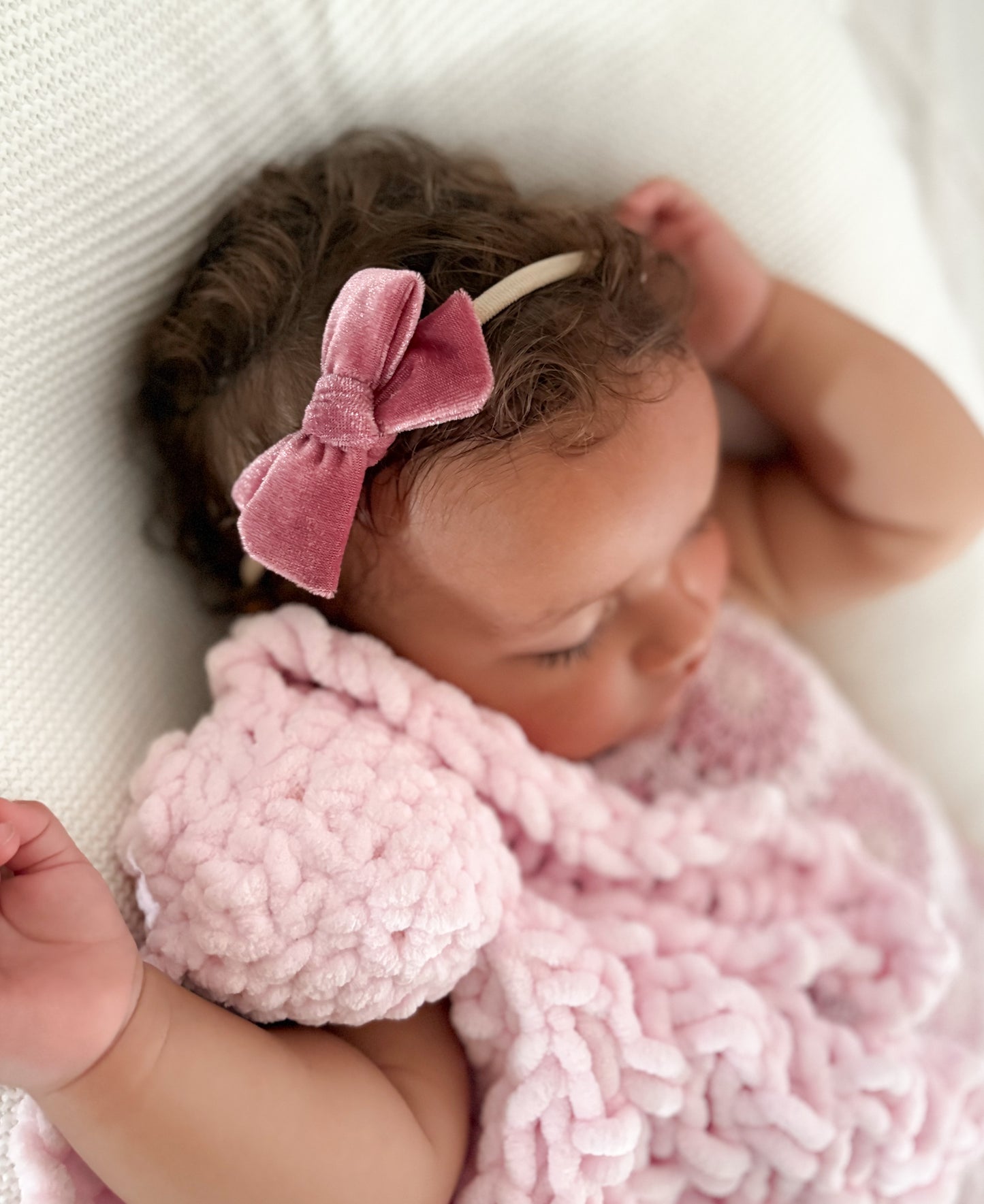 Classic Bow | Mulberry Velvet (Clip or Headband)