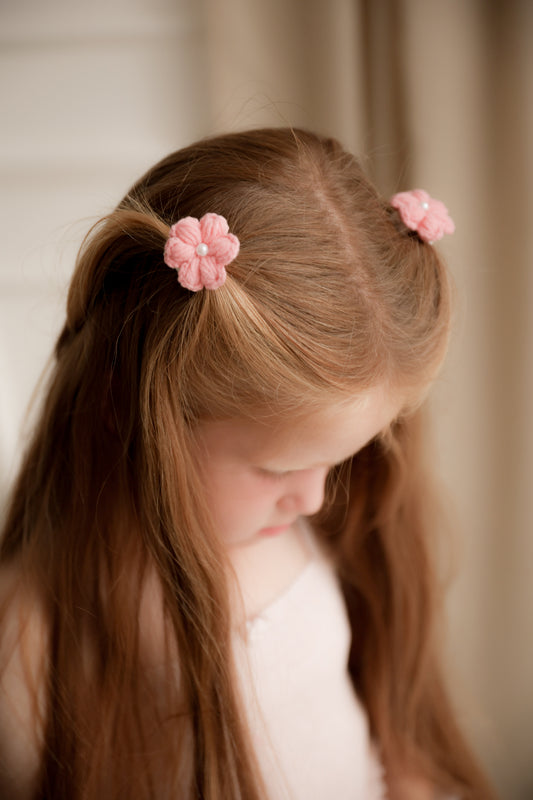 Camellia Crochet Bobbles | Melon Pink