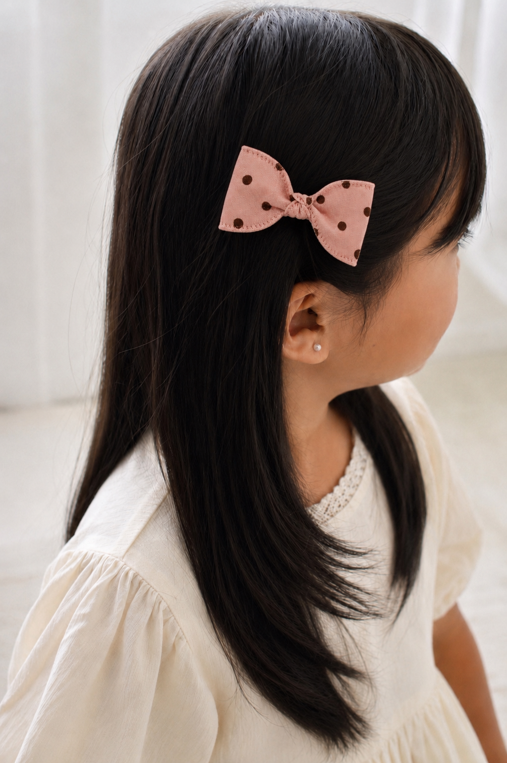 Knotted Bow | Cocoa Dots