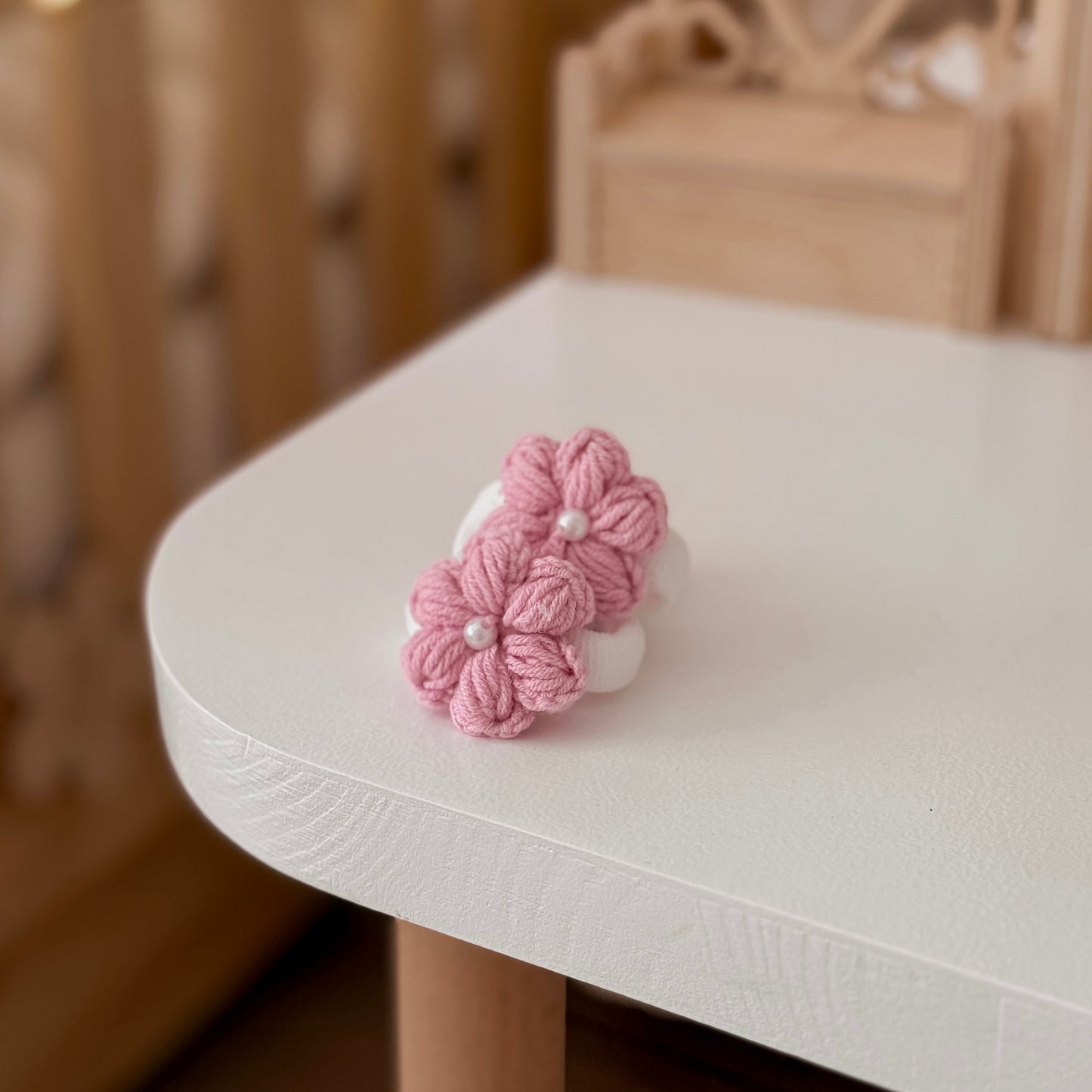 Camellia Crochet Bobbles | Candy (2pk)