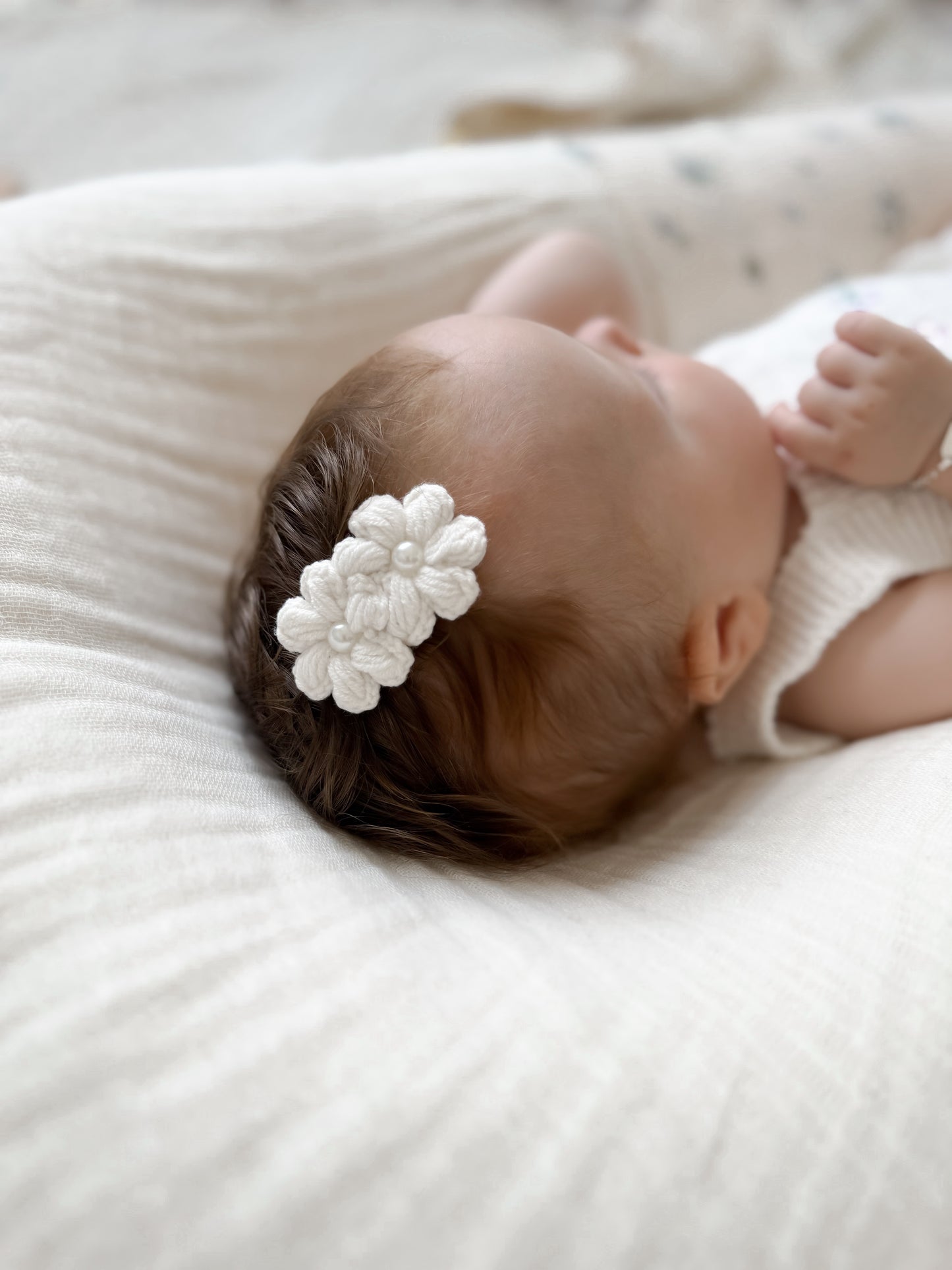 Fleur Clip | Ivory Pearl