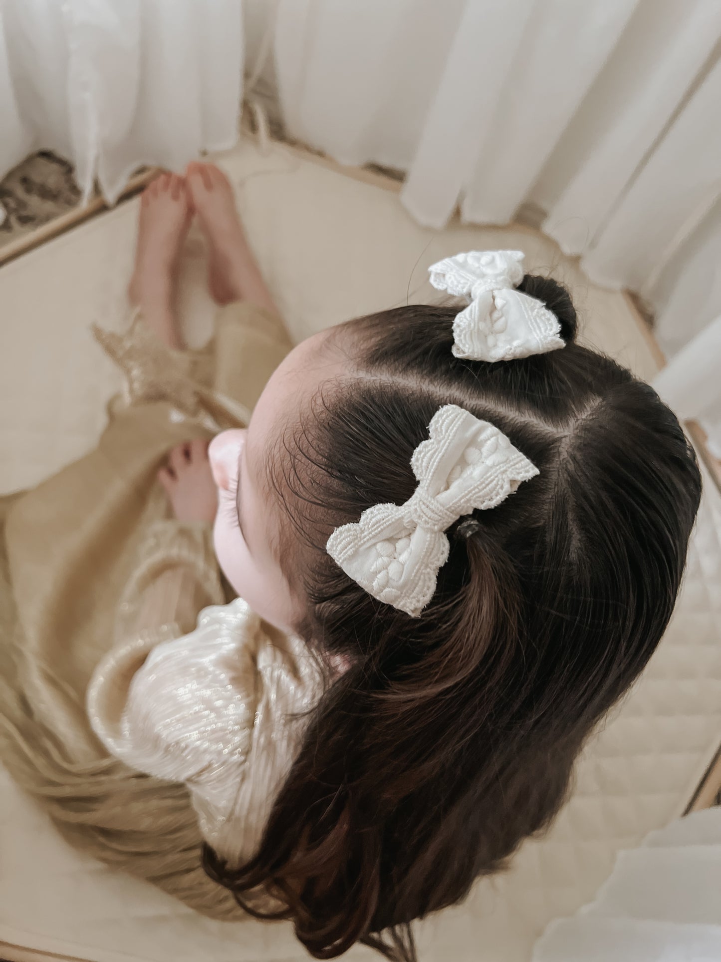 Pigtail Bows | Lily Lace