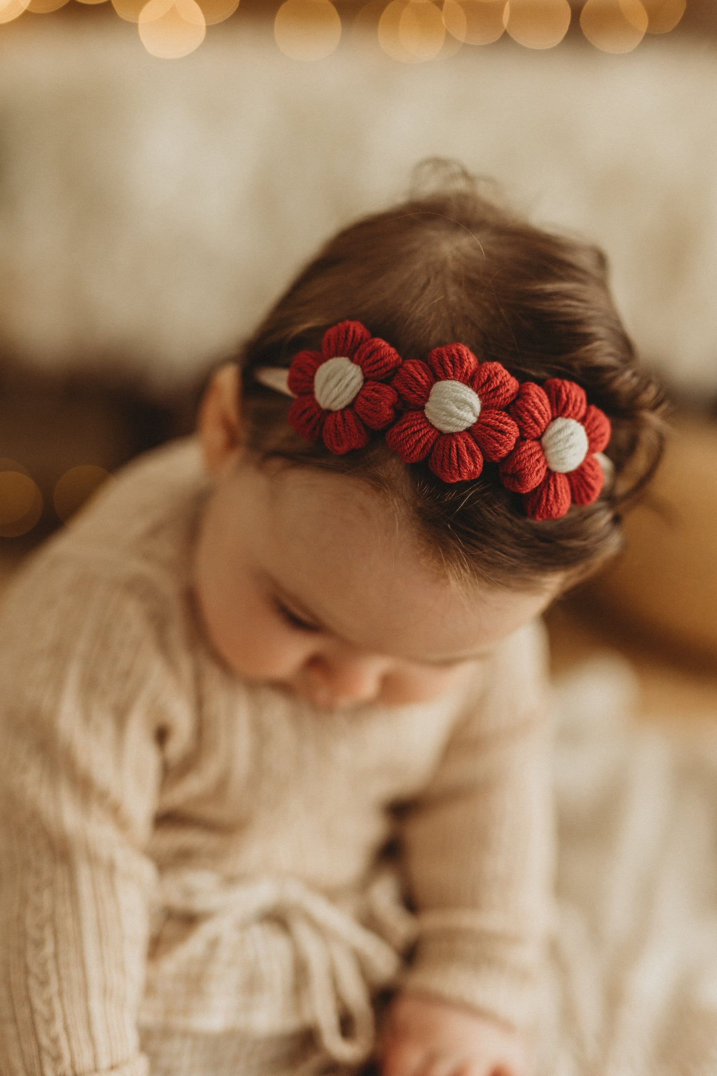 Dainty Headband | Ruby Daisies