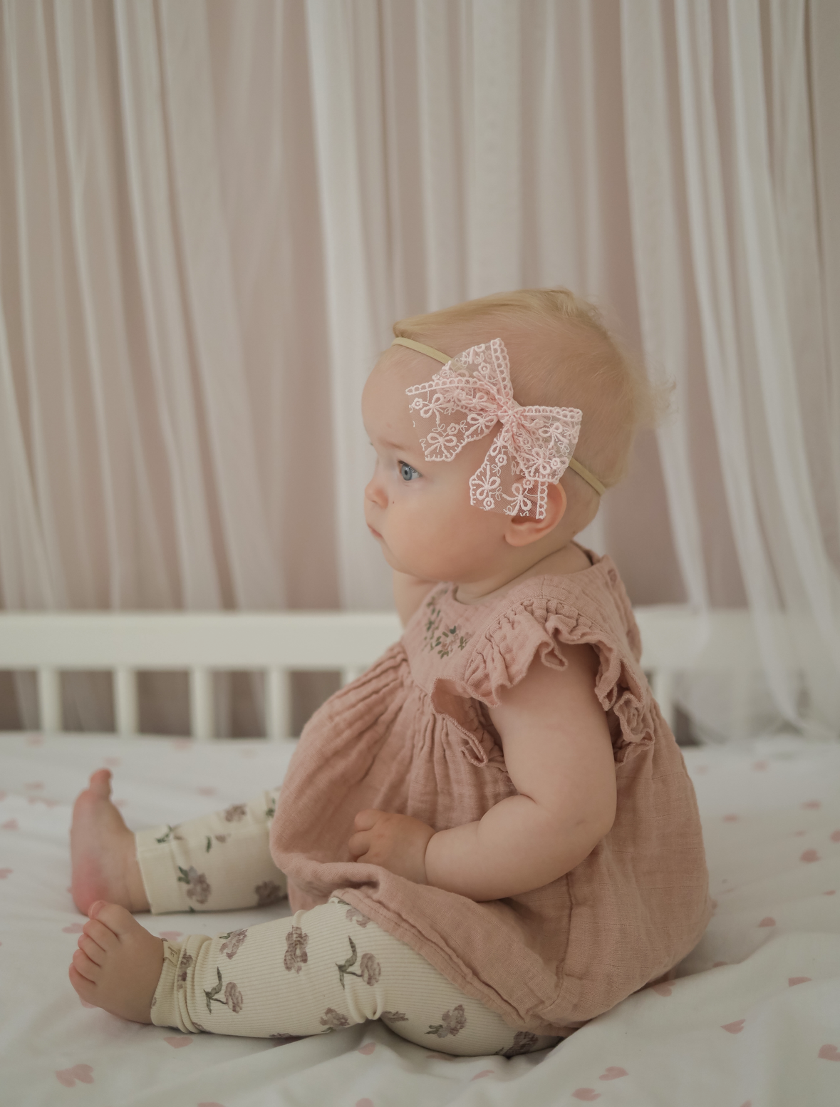 Lace Bow | Little Pink Bows