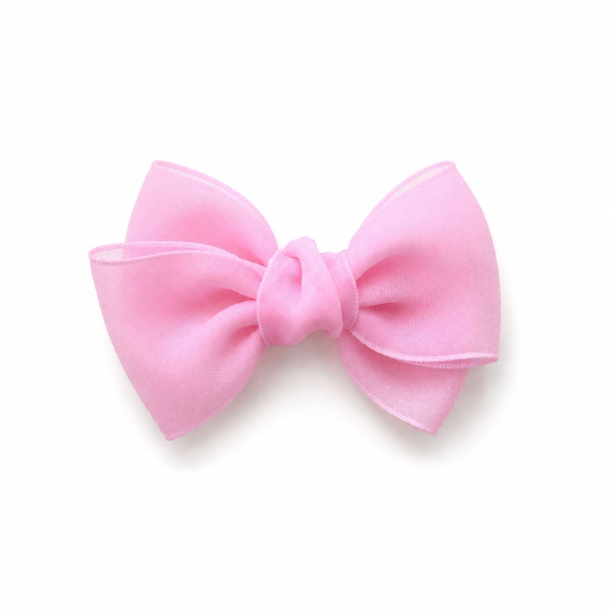 Bow | Marshmallow Chiffon - Rosey Pink