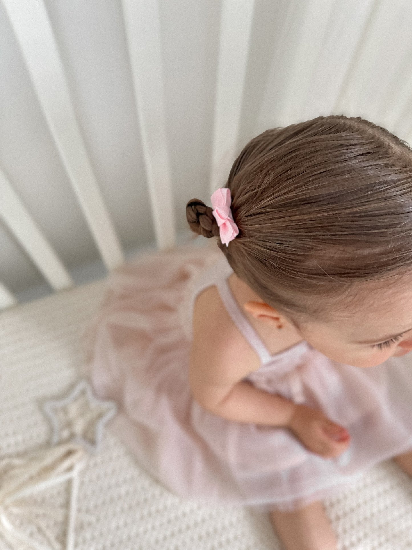 Mini Bow Clips | Sugar Pink