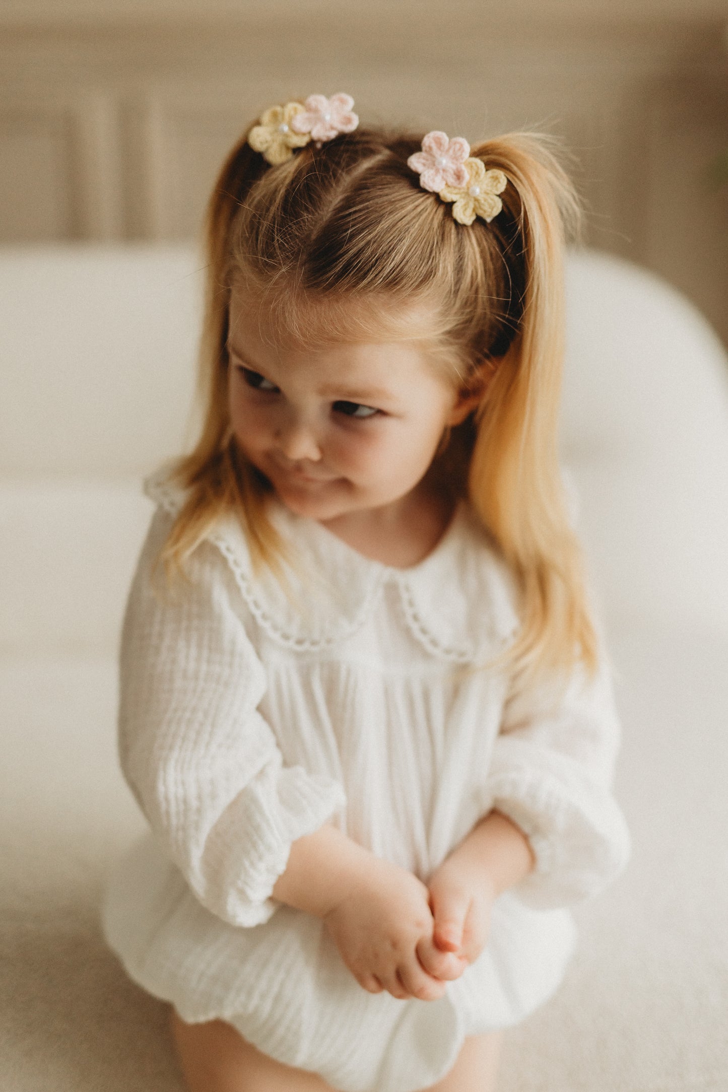 Crochet Clip Set | Buttercup Blossom