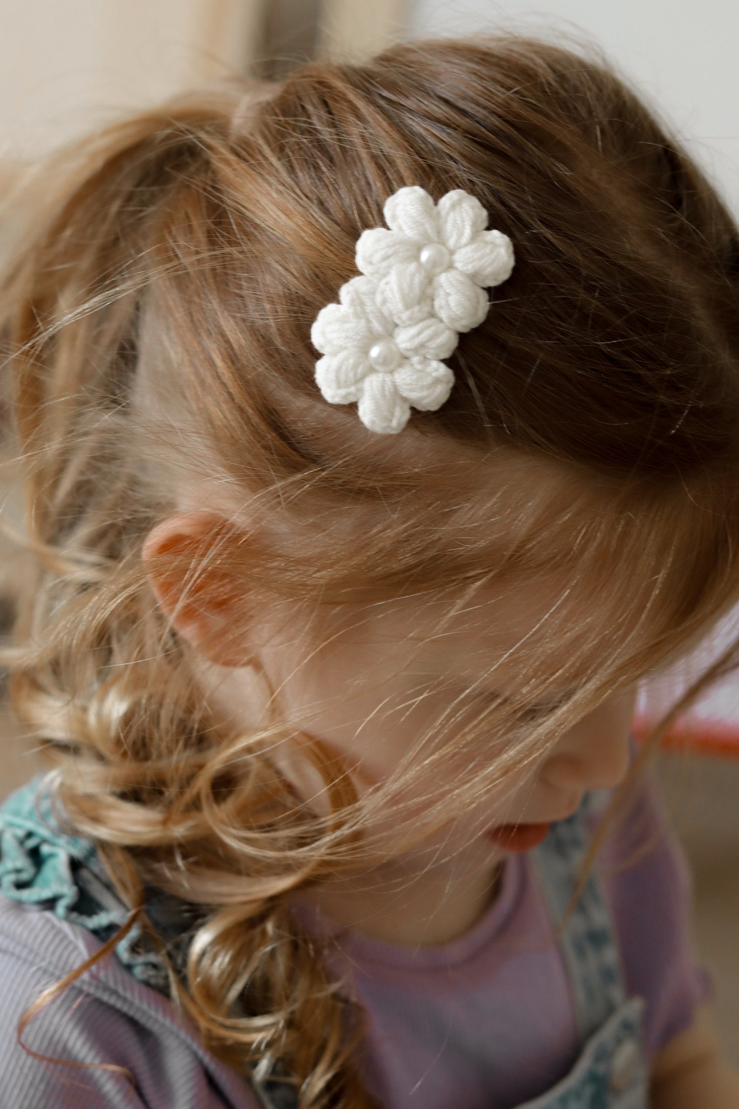 Fleur Clip | Ivory Pearl