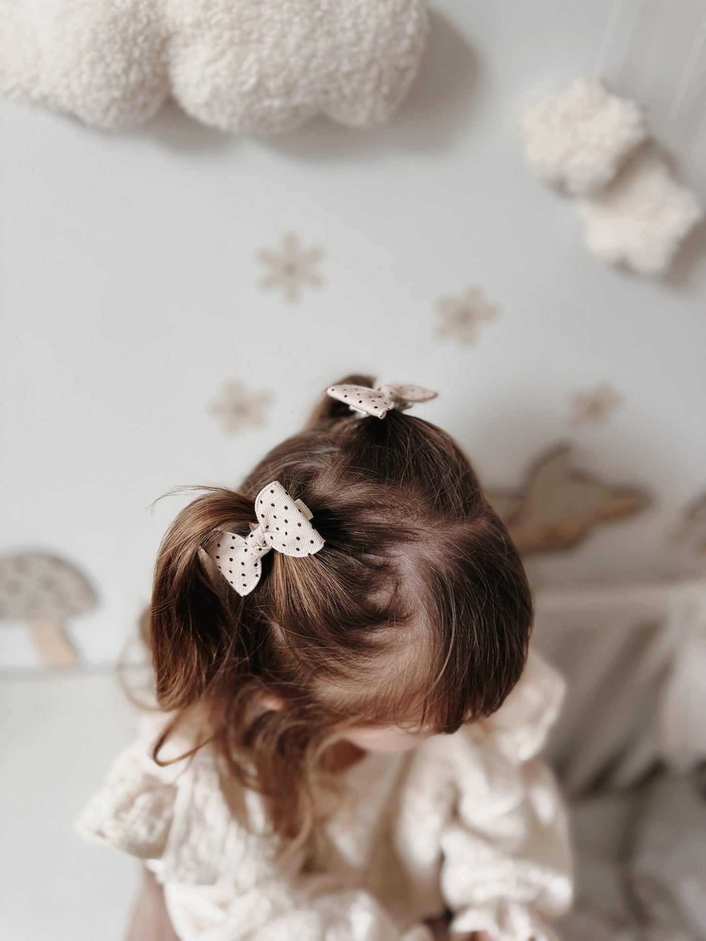 Knotted Pigtail Bows | Cookie Dots