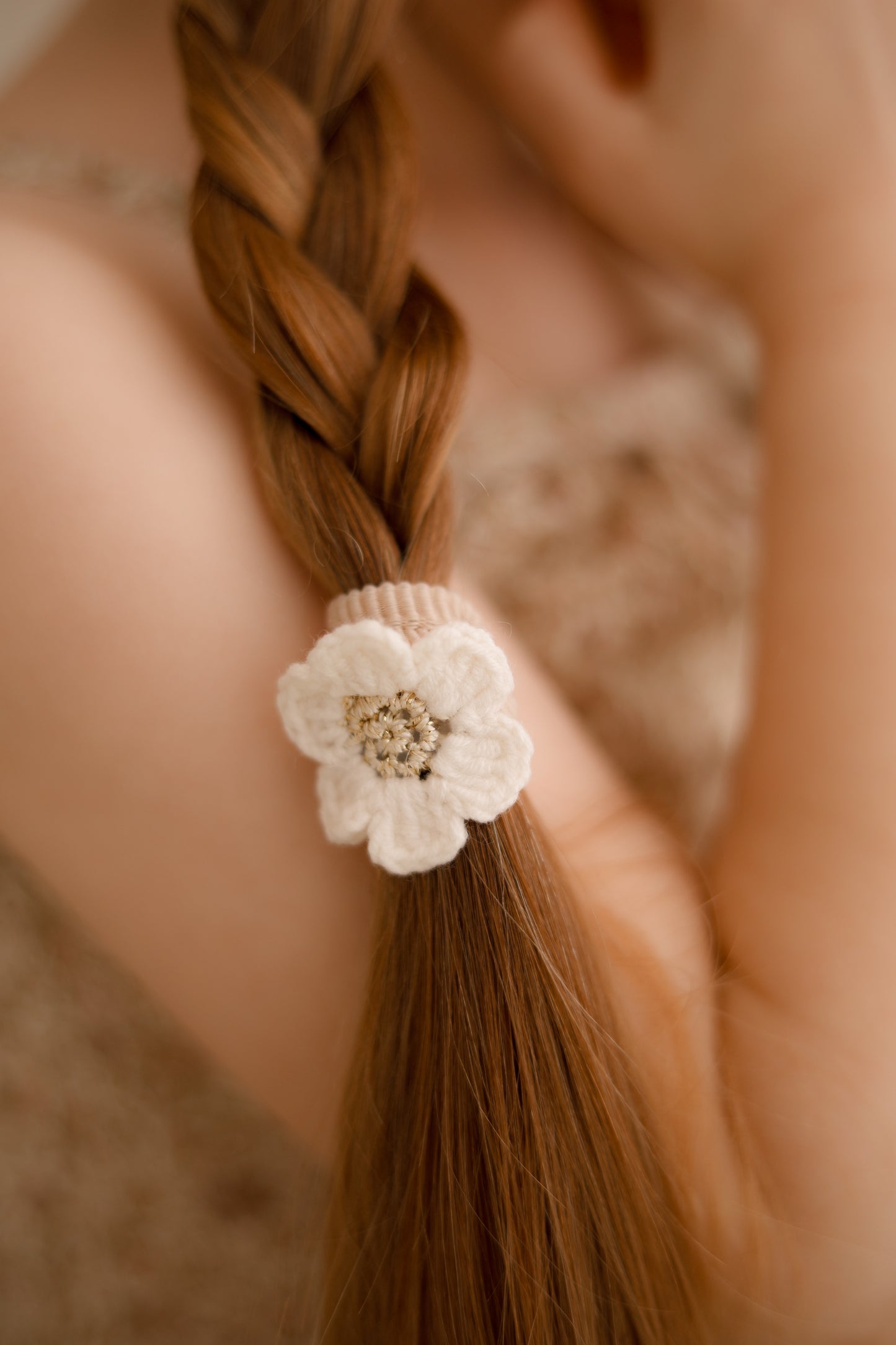 Golden Flower Bobbles | Ivory (2pk)