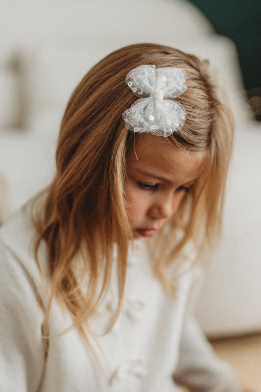 Tulle Bow | Sequin Sparkle