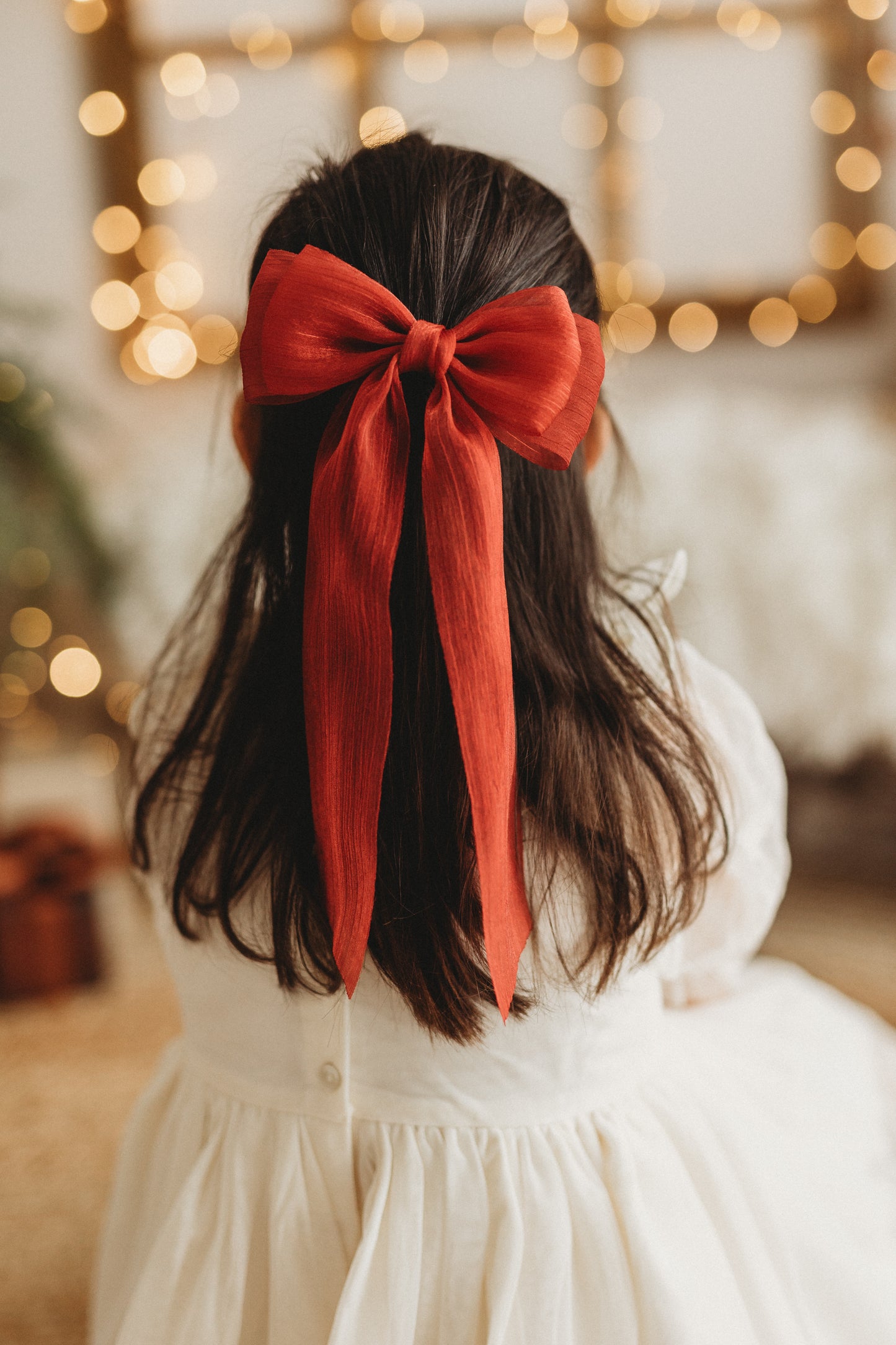 Princess Bow | Christmas Red